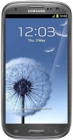 Смартфон Samsung Galaxy S3 GT-I9300 16Gb Titanium grey - Нижнеудинск